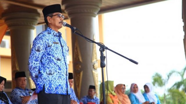 Sekda Rohul Minta ASN dan Honorer Tingkatkan Disiplin